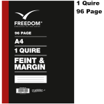 Freedom A4 - 1 Quire 96 Page Counter Book F/M 